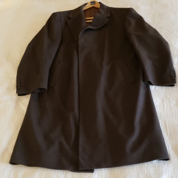 Jos. A Banks men's wool topcoat - Picture 1 of 5